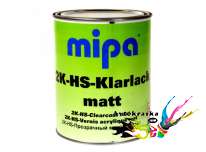 Матовый лак Mipa Klarlack matt HS 0,5 л +0,25 л